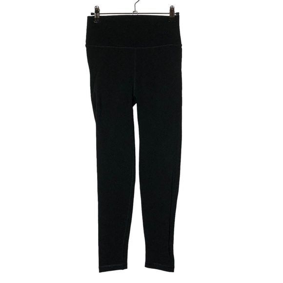 Athleta Pavana Black 7/8 Textured Athletic Tight Leggings S/M - Picture 5 of 7